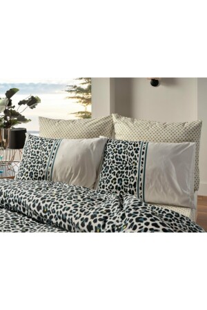 Festival Leopard Bettbezug-Set Schwarz – Einzelbett 2Q9NTKFSTV0010051 - 4