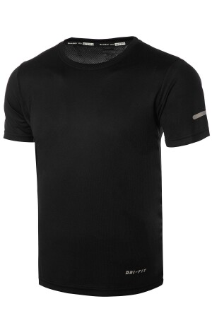 Feuchtigkeitsableitendes, schnell trocknendes, sportliches und technisches Performance-Sport-T-Shirt für Herren - 1