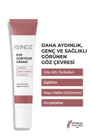 Feuchtigkeitsspendende Augencreme gegen Falten und Augenringe, 15 ml, für unter und um die Augen - 1