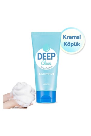 Feuchtigkeitsspendender Gesichtswaschschaum für harte Haut, 130 ml Deep Clean Foam Cleanser (Aufschlagen) 8809581450714 - 2