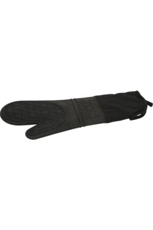 Feuerfeste, antihaftbeschichtete schwarze Ofenhandschuhe aus Silikon - 2