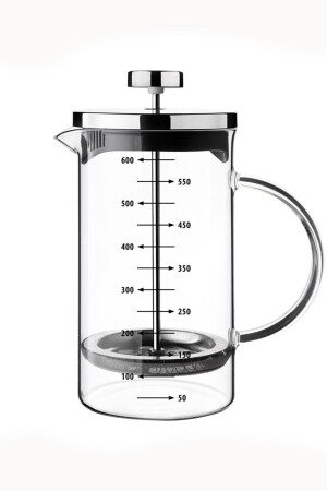 Feuerfestes Teesieb für Filterkaffee, Borosilikat, 3-in-1-Messbecher VD7516 - 4