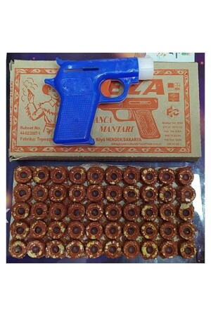 Feza Mantar Tabanca Seti Nostaljik Ürünler FEZA MANTAR Tabancası (plastik) 50 Li Mermi - İrhanlar