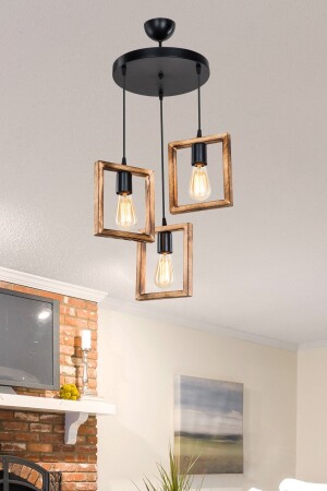 Fial 3lü Çember Avize 5218 - manogrup avize aydınlatma