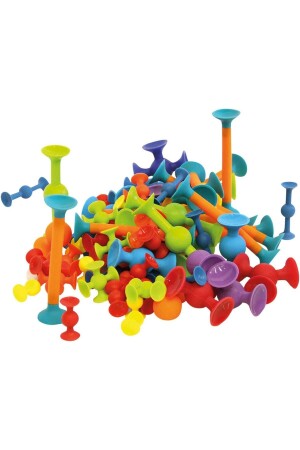 Fidget Duyusal Eğitici Oyuncak Vakum Molekül 25 Adet Yapı Taşları Lego Vakumlu Çocuk Gelişim Oyunu - 3