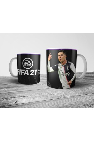 Fifa 21 Cristiano Ronaldo Kupa Bardak PIXKUPA971 - 1