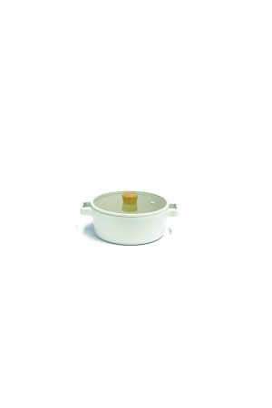 Fika 7-teiliges Topf- und Pfannenset aus Aluminiumguss mit Glasdeckel, Beige, 18c22k24k24t, TYC00746788265 - 6