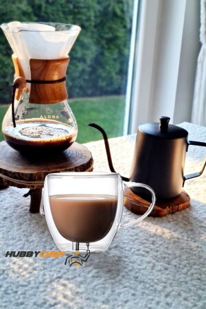 Filtre Kahve Demliği Chemex Dripper Seti 600ml CAMKHVSET01 - 1