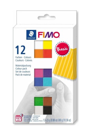 Fimo Soft Polimer Kil Seti 25 Gr X 12 Renk Basic (ana) Renkler - 2