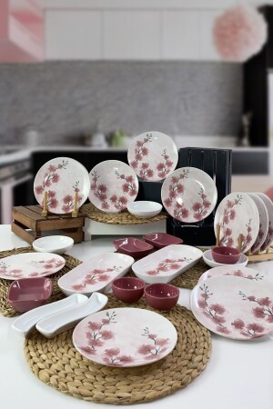 Fiore 25 Parça 12 Kişilik Kahvaltı Takımı FIO002 - Keramika