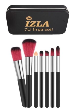 Fırça Seti Metal Kutulu Siyah 7'li - İzla