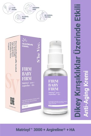 FIRM BABY FIRM – Feuchtigkeitsspendende, reparierende, Anti-Aging-Hautpflegecreme mit Peptiden (30 ml) SH-2107 - 2