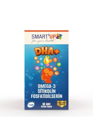 Fischöl B12 mit Citicolin Dha Omega 3 und Phosphatidylserin (60 Kapseln) - 1