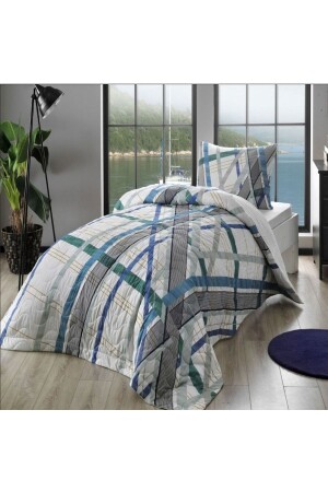 Fisher Quilted Single Komplettset Grün ADL30204564 - 1