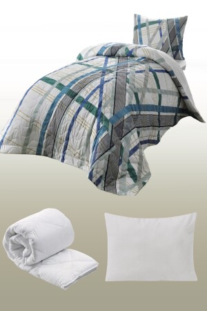 Fisher Tek Kişilik Complete Set 4 Mevsim Kullanıma Uygun Set - 5 Parça Uyku Seti - Taç