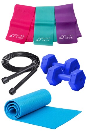 Fit Pilates Seti Kaliteli Malzeme 4 Parça - 1