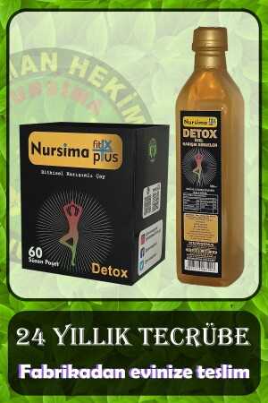 Fit X Nit Sirke - Fit X Plus Çayı Detox Seti P326S2775 - 2