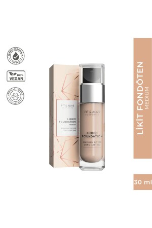 Fitalive 102 Liquid Foundation Flüssige Foundation – Mittel - 1