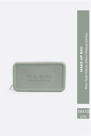 Fitalive Kokulu Silikon Makyaj Çantası - Mint Yeşili - 1