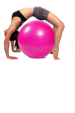 Fitilli Pilates Yoga Egzersiz Jimnastik Fitness Denge Topu Büyük Boy 65 cm - 1