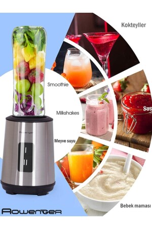 Fitmix Persönlicher Smoothie-Mixer Persönlicher Mixer 600 ml Entsafter - 8