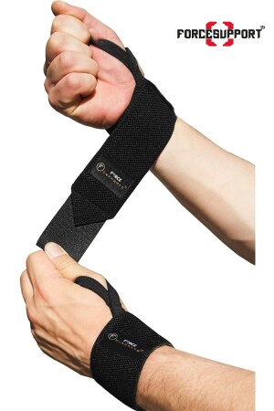 Fitness-Armband, Gewichtsarmband, Stützarmband, Crossfit, Körpergewichts-Stützarmband, Schwarz B - 1