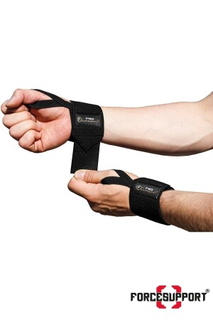 Fitness-Armband, Gewichtsarmband, Stützarmband, Crossfit, Körpergewichts-Stützarmband, Schwarz B - 3