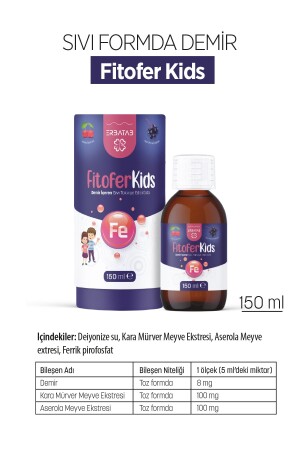 Fitofer Kids Çocuk Demir Takviyesi 150 ml - 8