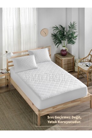 Fitted Kapitone Yatak Koruyucu +yastık Alezi FKTAKIM - Denizli Alez