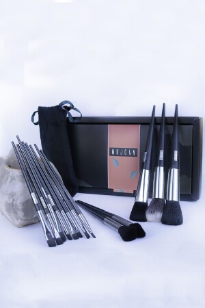 Fix Spezial-Set mit 13 Pinseln in Schwarz - Mujgan