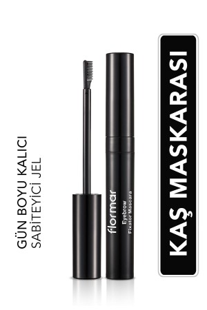 Fixierende und farbschützende transparente Augenbrauen-Mascara – Augenbrauen-Fixator-Mascara – 001 – 8690604242733 - Flormar