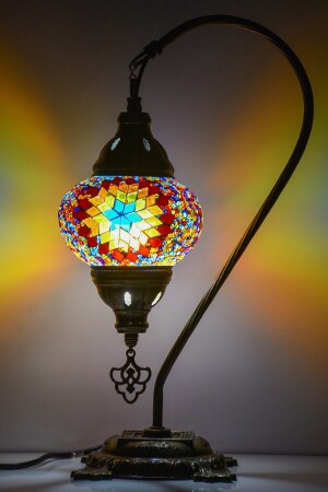 Flame Star Modell Authentische Schwanenhals-Mosaiklampe Nr. 2 TRDMSMZK030 - 2