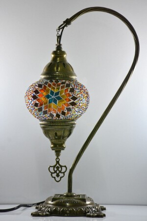 Flame Star Modell Authentische Schwanenhals-Mosaiklampe Nr. 2 TRDMSMZK030 - 3