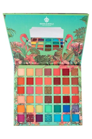 Flamingo Holiday 42-Farben-Lidschatten-Palette 213515435T - 2