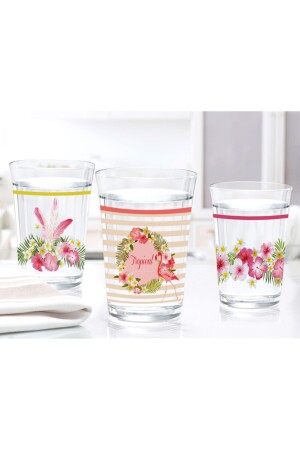 Flamingo Wasserglas-Set 290 ml 3-teilig 32402 - 4