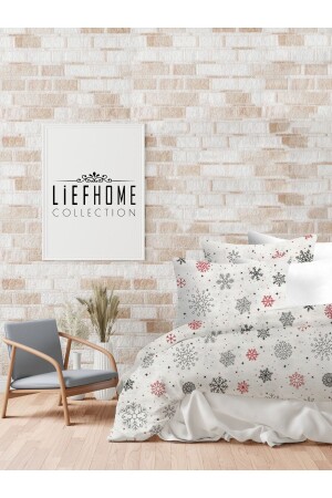 مجموعة غطاء المنسج المزدوج مصنوعة من ألياف الفلانيل . 26667V4 - Lief Home