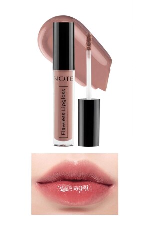 Flawless Lipgloss Heller Lippenstift mit feuchtigkeitsspendender Wirkung 04 Duft von Kaffee – Nude - 2