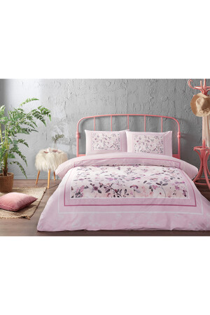 Fleur Rose Doppelbett-Bettbezug-Set PR-EVTEKSTILI-58171701327 - 4