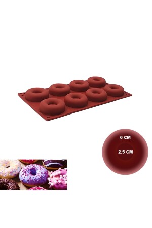 Flexmat Silikon Kek Kalıbı Donat 6' Li 5191811545400 - 1