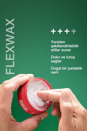 Flexwax Ultra Güçlü Doku Veren Krem Wax 85ml Yeniden Şekillendirilebilen Stiller - 4