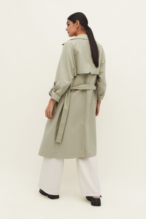 Fließender langer Trenchcoat. 01847502 - 2