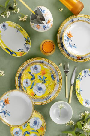 Flora 50 Parça Yemek Ve Kahvaltı Takımı ZG50Y143011751 - Kütahya Porselen