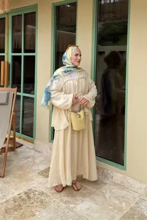 Flora Pinterest Etek Takım Sarı - Nuuwears