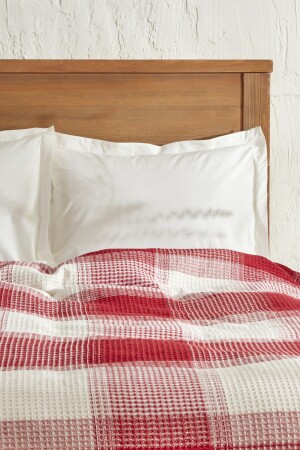 Flow Plaid Waffle Double Pike 200x230 cm Rot 200. 21. 01. 0769 - 7