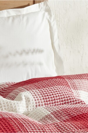 Flow Plaid Waffle Double Pike 200x230 cm Rot 200. 21. 01. 0769 - 8