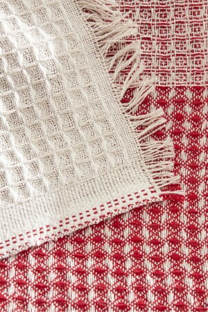 Flow Plaid Waffle Double Pike 200x230 cm Rot 200. 21. 01. 0769 - 9