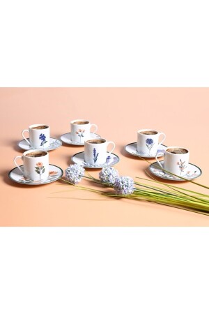 Flower Garden Kaffeetassen-Set für 6 Personen, 12 Stück, 90 ml, 04POR034732 - 8