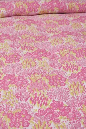 Flowers Tek Kişilik Yatak Örtüsü 160x240 cm Pembe - 4