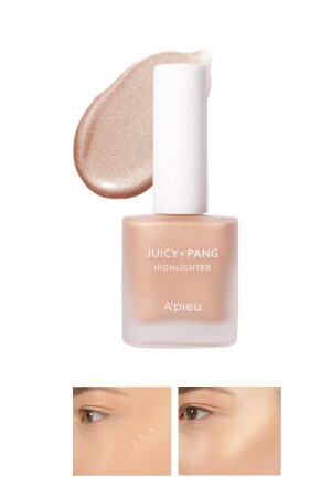 Flüssiger Highlighter im Champagnerton – Apieu Juicy Pang Highlighter Champaigne für einen glänzenden Look (GD01) - 2