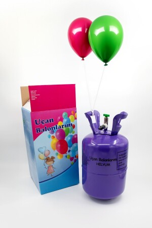 Flying Balloon Gas Helium Tube (7 Liter in Einwegtuben) - 2